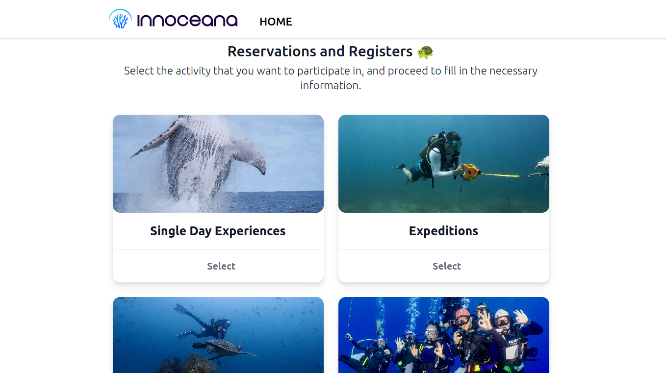 INNOCEANA RESERVATION logo